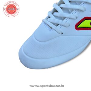 Anza Master Pro Football Boots – White & Red Firm Ground Shoes
