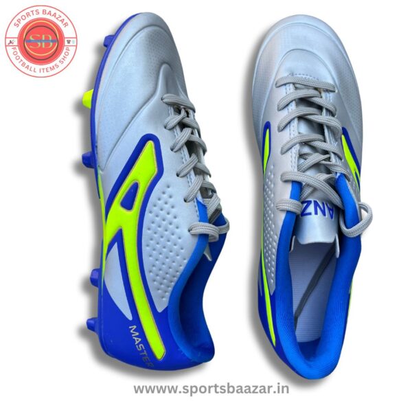 Anza Silver MASTER Football Shoes – Lightweight Soccer Boots for Men