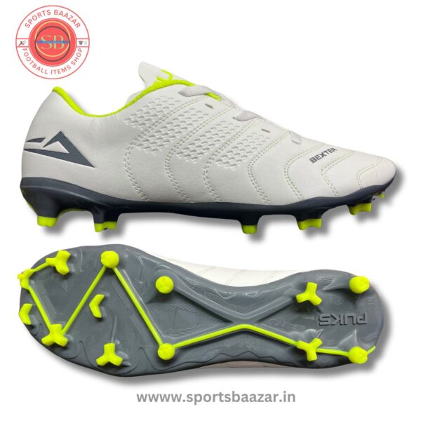 Puks Men’s White Soccer Boots – Pro Performance Design