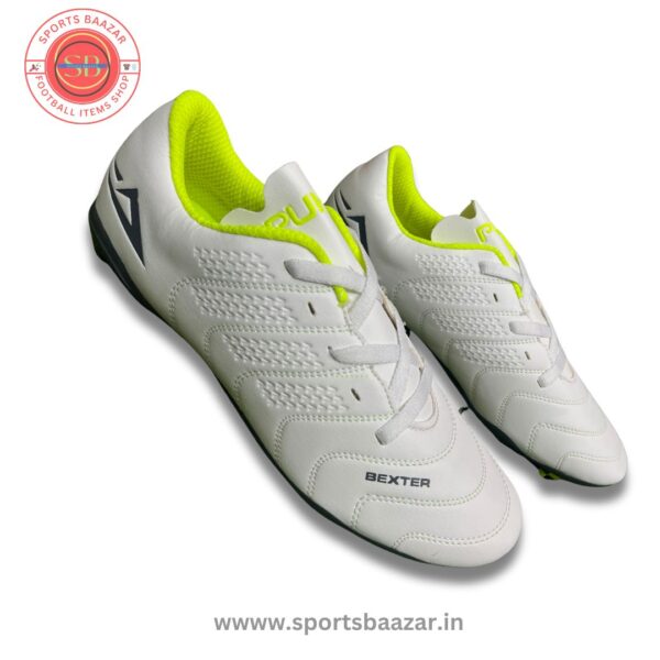 Puks Men’s White Soccer Boots – Pro Performance Design