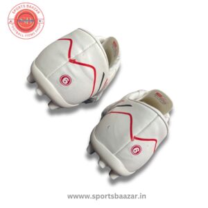 Puks White Football Boots – High-Traction TPU Sole for Enhanced Grip