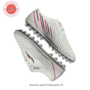 Puks White Football Boots – High-Traction TPU Sole for Enhanced Grip